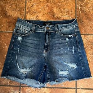 Judy Blue distressed Jean shorts